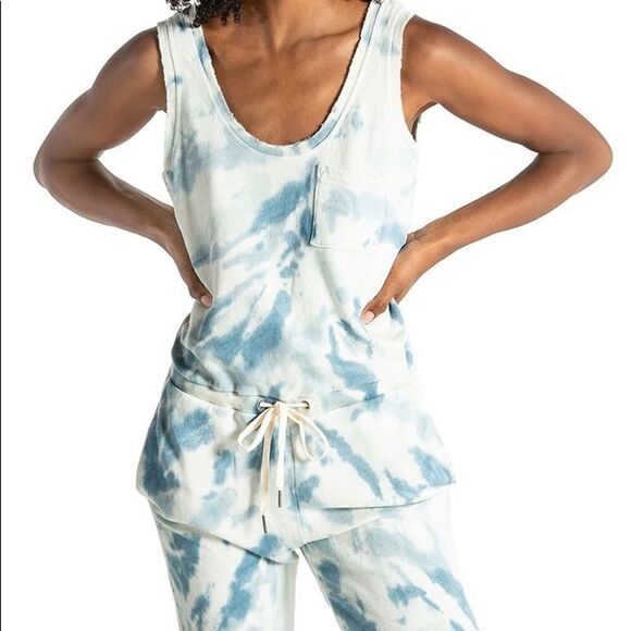 N:PHILANTHROPY WORLD JUMPSUIT SKY CASHMERE TIE DYE - Picture 6 of 16